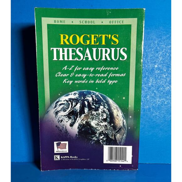 Roget’s Thesaurus Paperback Kappa Books 2004 Edition Reference Dictionary - Picture 2 of 8